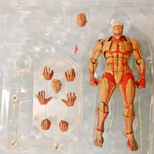 Figura Reiner Braun Titan Acorazado - Attack on Titan | Forma sin Piel Articulada Revoltech 17cm