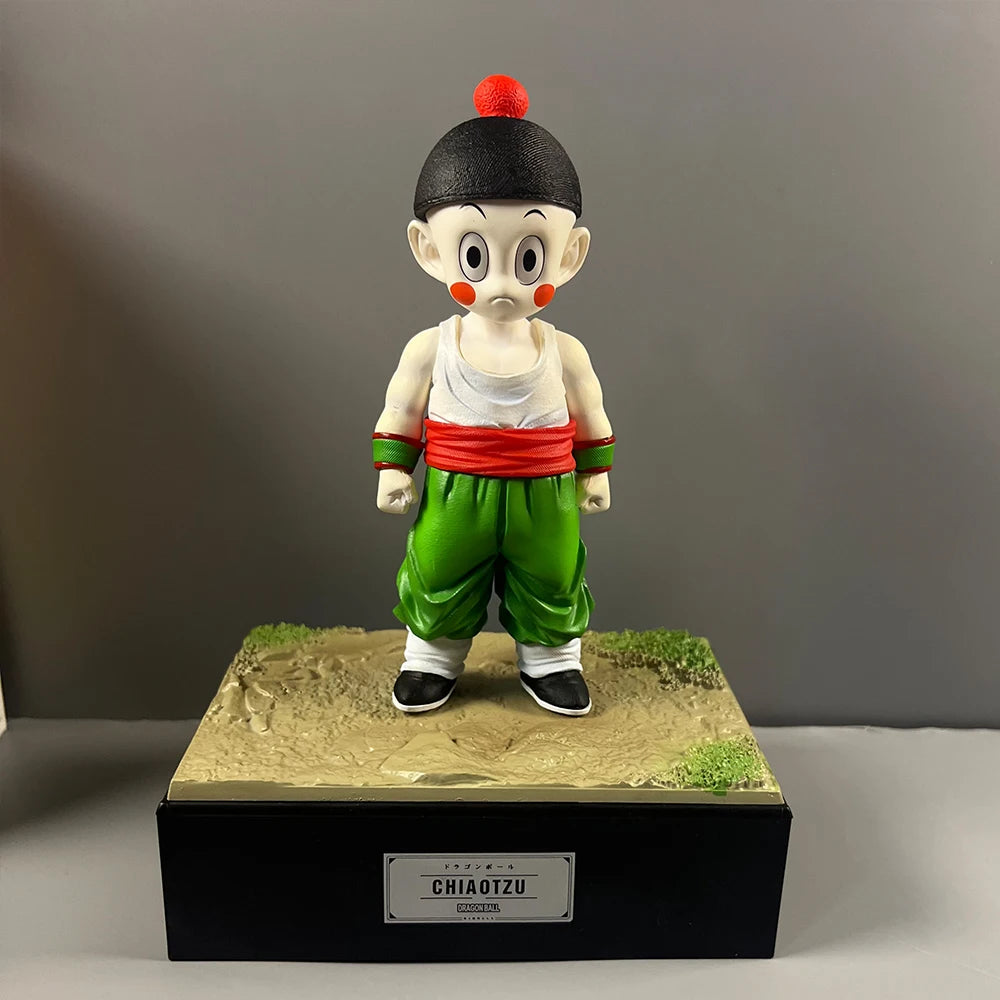 Anime Dragon Ball Tien Shinhan Figure Tien Shinhan Figurine PVC Chiaotzu Action Figures Collection Model Toys For Children Gifts
