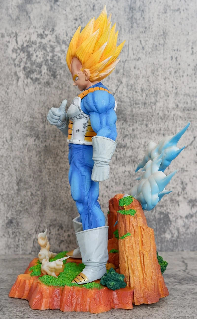 Figura Vegeta Super Saiyan Battle - Dragon Ball Z | PVC 33cm
