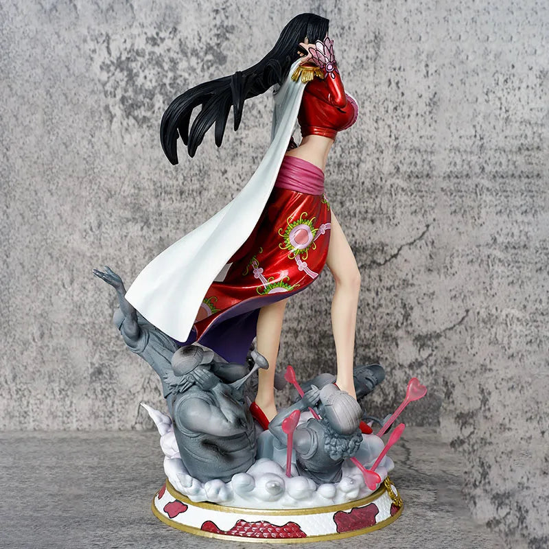 Figuras de Boa Hancock de 31cm, figura de acción de una pieza de Anime, modelo de escritorio, adorno, estatua GK, regalo periférico para niños