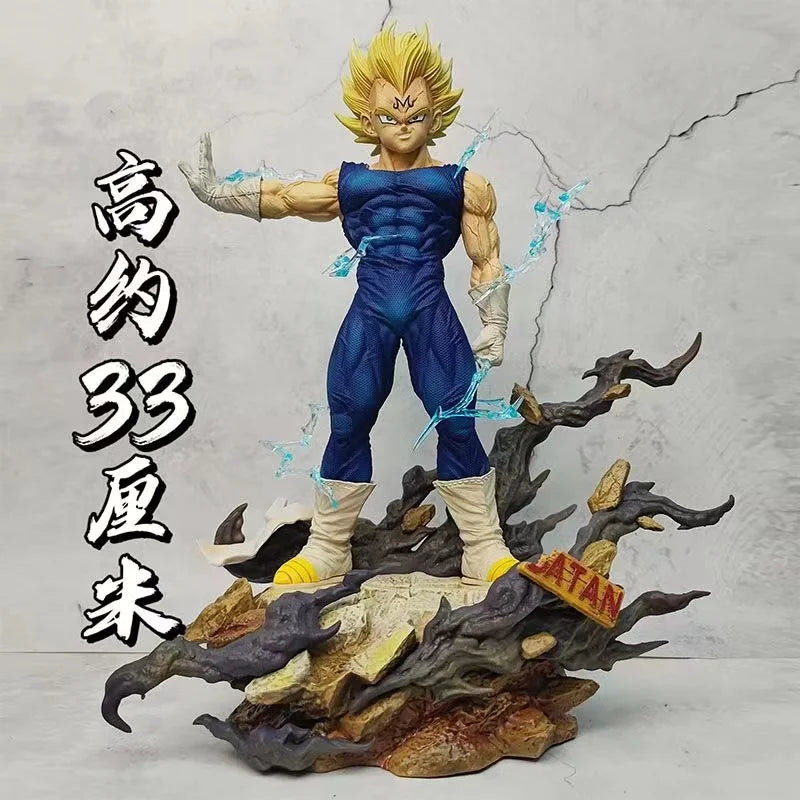 Figura Majin Vegeta - Dragon Ball Z | Cabeza Intercambiable 33cm