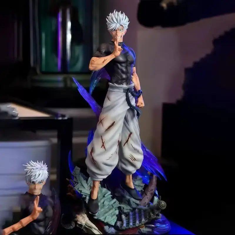 Figura Gojo Satoru - Jujutsu Kaisen | Estatua GK Triple Cabeza 23.5cm