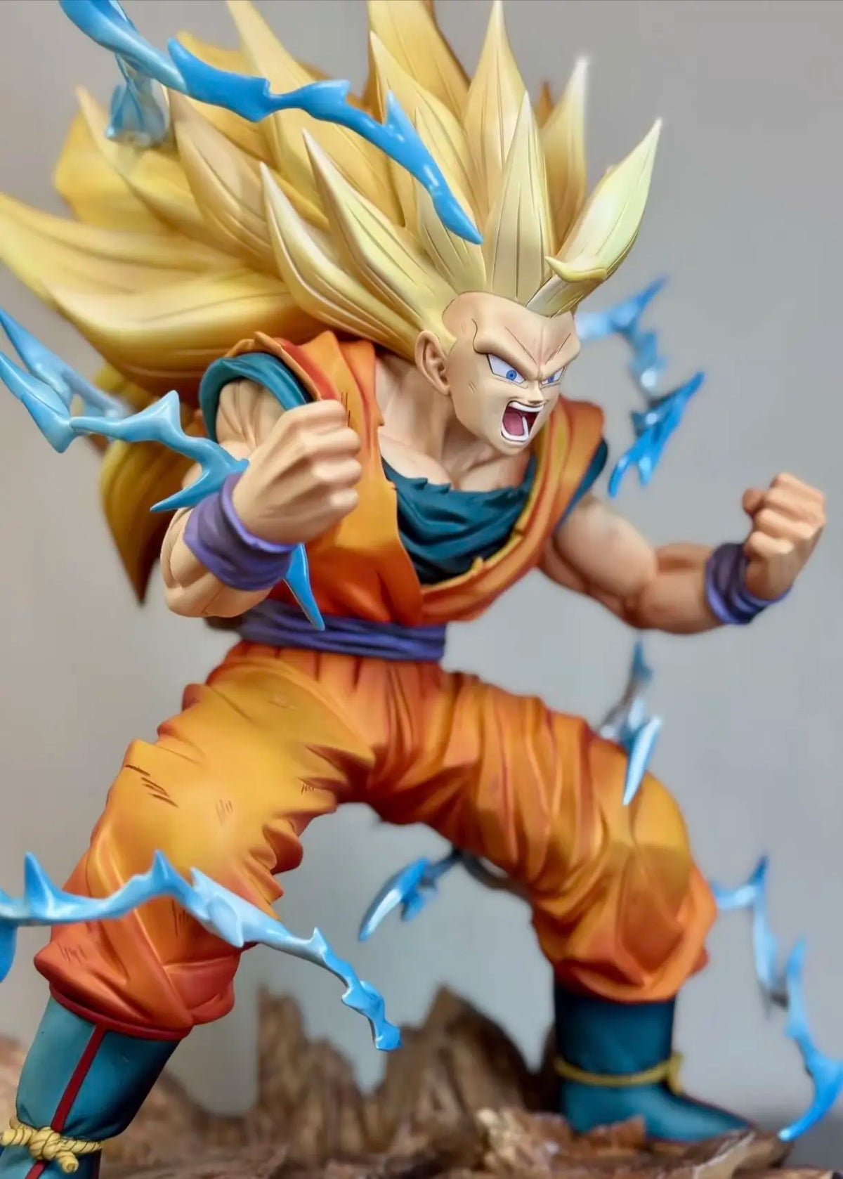 Figura Son Goku Super Saiyan 3 - Dragon Ball Z | CK Studio 32cm