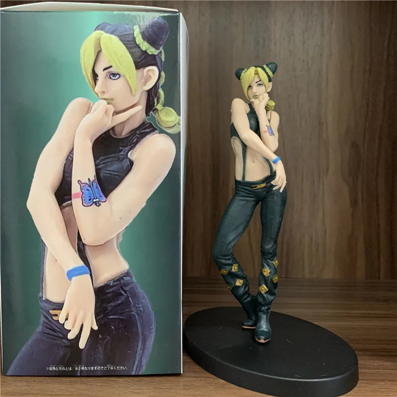 Figura de aventura Bizarre de JoJo Lover, Cujoh Jolyne, versión de pie. Figura de Anime JOJO Jolyne Kujo Jotaro, modelo de juguete de regalo de 16cm