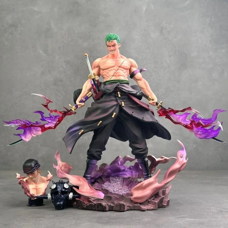 Figura Roronoa Zoro - One Piece | Estatua PVC 28cm