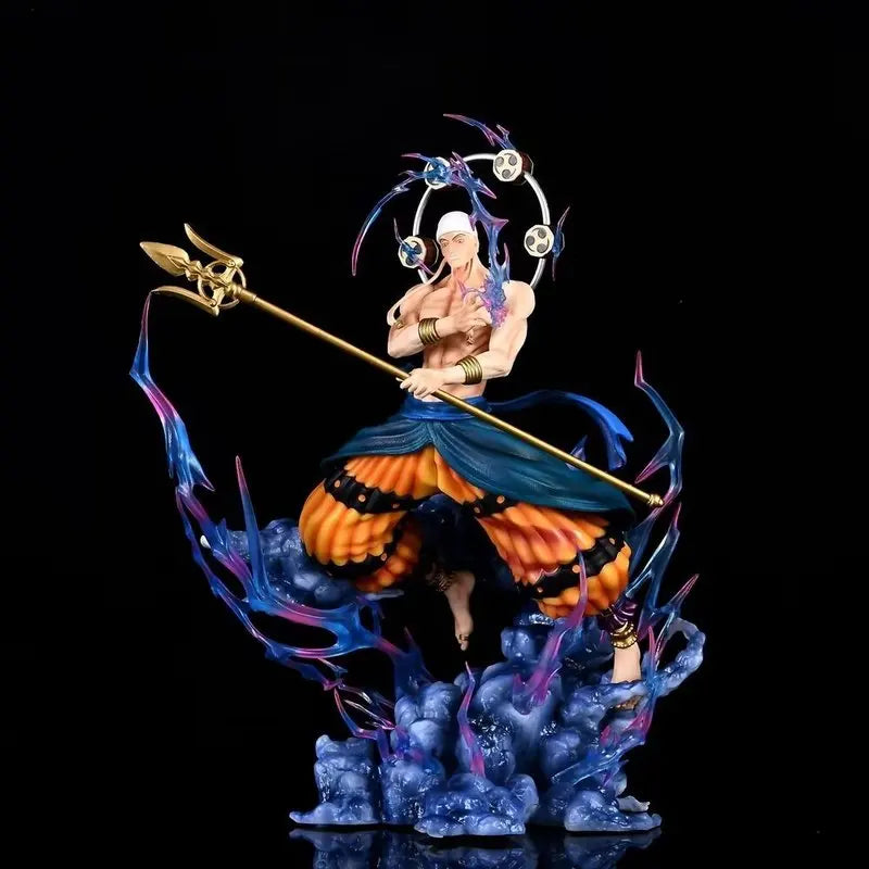 Figura Enel - One Piece | GK con Luz LED y 3 Cabezas Intercambiables