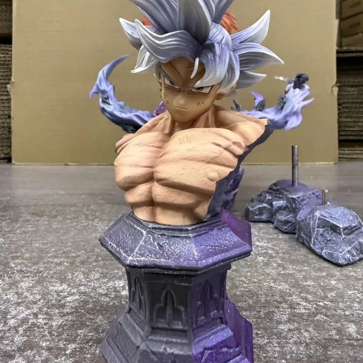 Figura Son Goku Migatte no Gokui - Dragon Ball | LK Studio 43cm