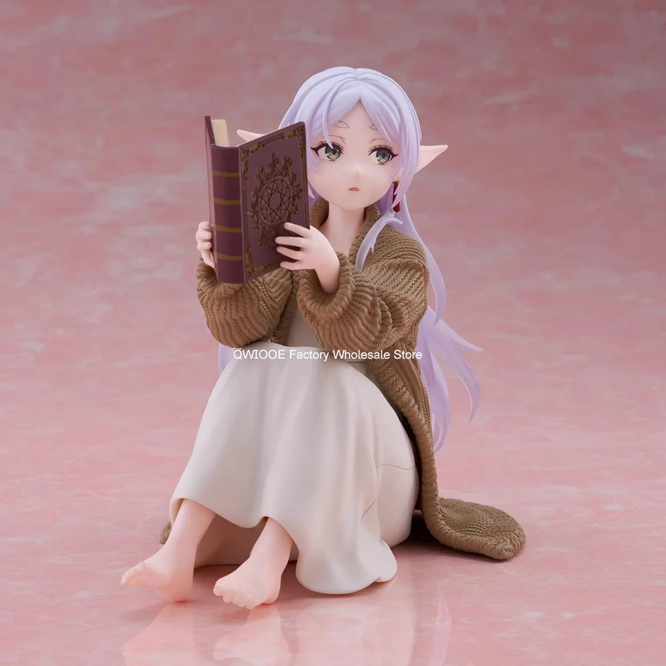 Original TAITO Frieren: Beyond Journey's End 13cm Frieren postura sentada figuras coleccionables modelo Juguetes