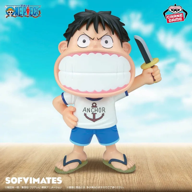 Figura Monkey D. Luffy niño - One Piece | Banpresto Sofvimates 15cm