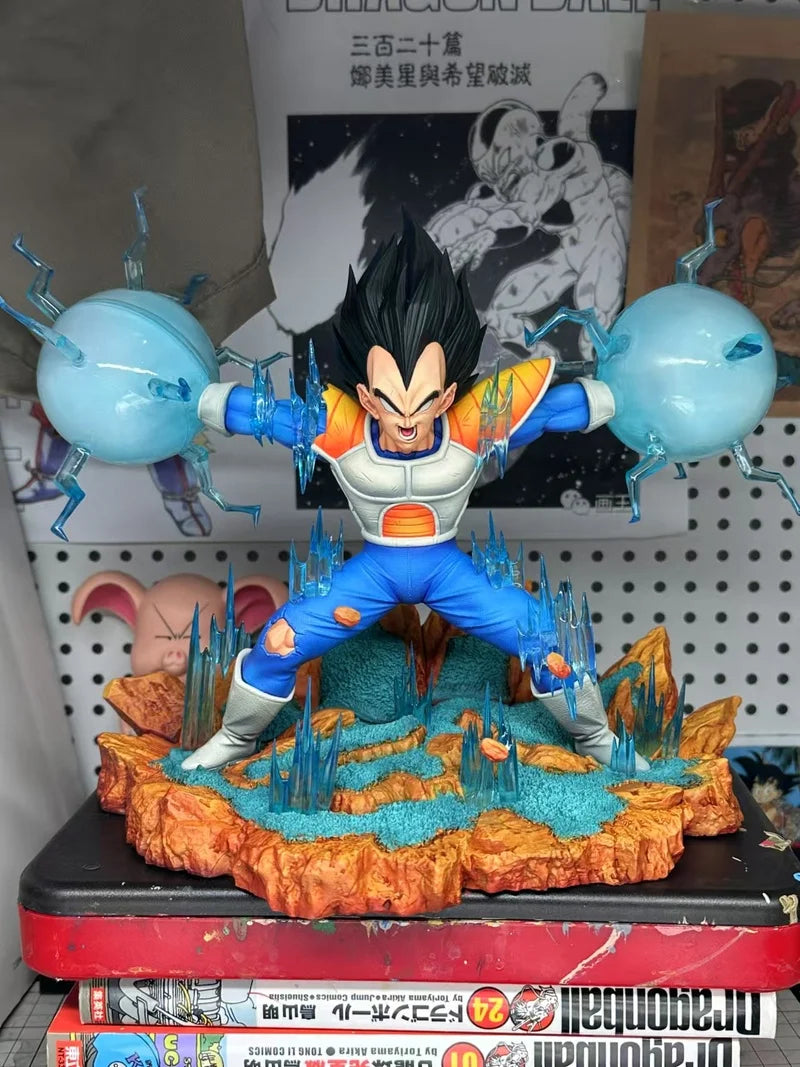 Figura Vegeta - Dragon Ball Z | Esferas de Energía Diorama 22cm