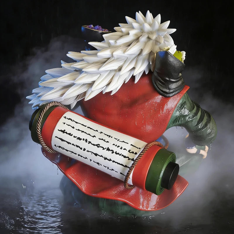 Figura Jiraiya - Naruto Shippuden | Modo Sabio Sapos Fukasaku y Shima 20cm
