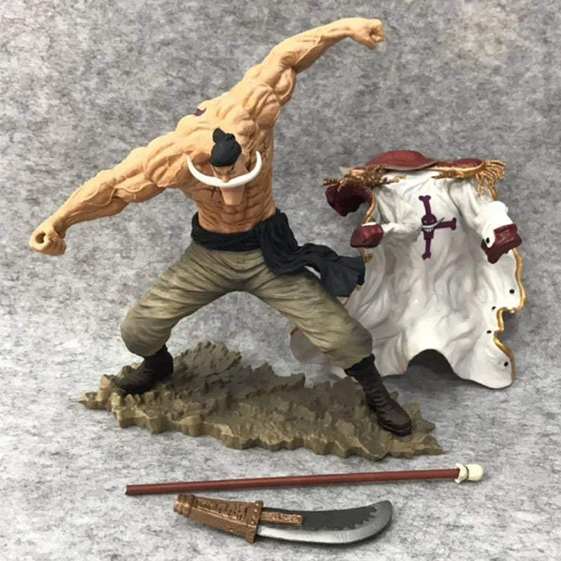 Figura Edward Newgate (Barbablanca) - One Piece | Barbablanca con su bisento en pose de combate 25cm