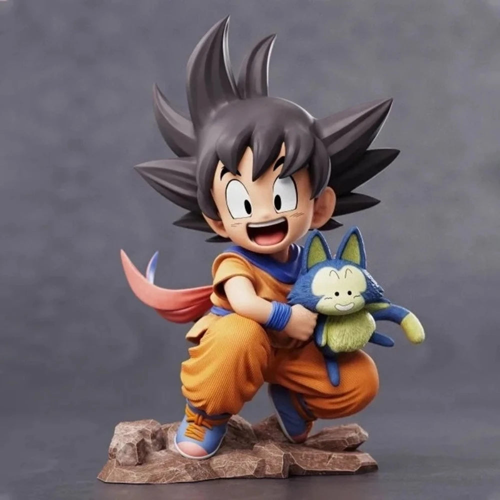 Figuras de acción de Dragon Ball Z de 10cm, Goku, abrazar, Pura, PVC, GK, Yamcha, modelo coleccionable, juguetes, regalos
