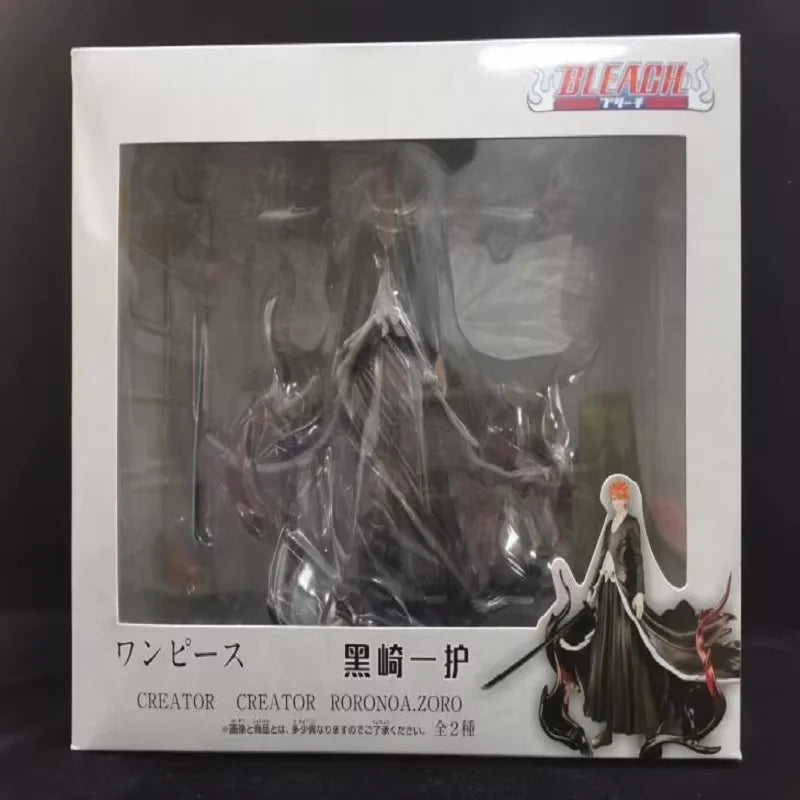 Figura de acción de Anime Bleach Kurosaki Ichigo, juguete de modelo coleccionable de PVC de 28cm, excelente regalo para figura superior de exhibición
