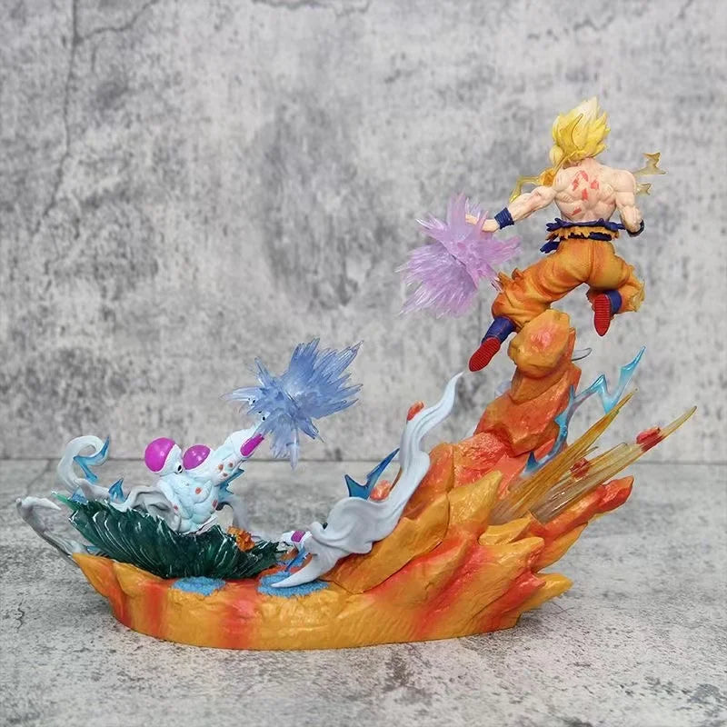 Figura Son Goku vs Freezer - Dragon Ball Z | Diorama 21cm