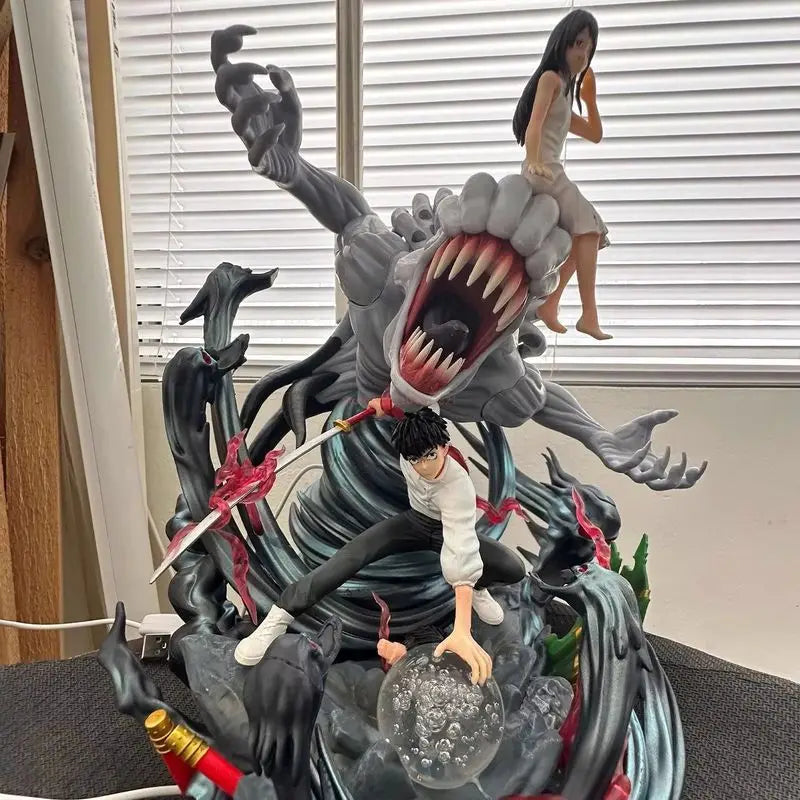 Figura Coleccionable de Anime Jujutsu Kaisen Yuta Okkotsu Sin Marca, Modelo de Estatua con Rika Orimoto, Decoración para el Hogar, Regalo de Cumpleaños para Fans