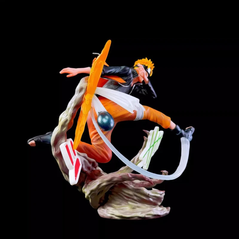 Figura Naruto Uzumaki - Naruto | Naruto Uzumaki en Modo Sabio con doble cabeza intercambiable 22cm