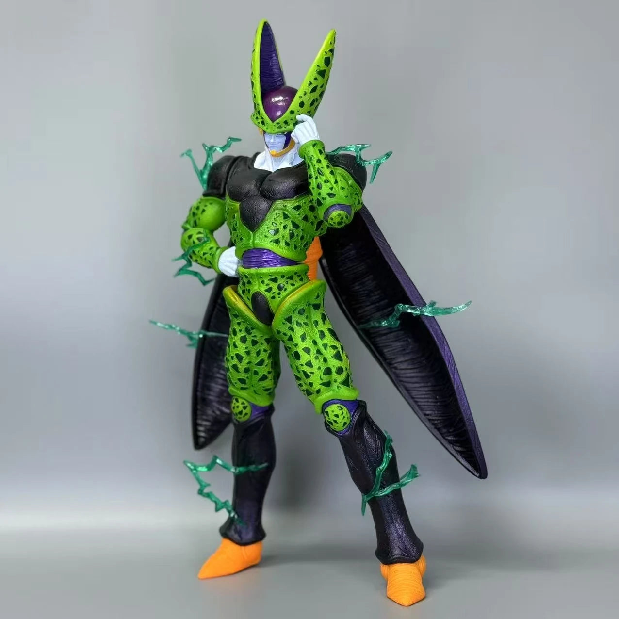 Figura Cell Perfecto - Dragon Ball Z | Estatua GK Efectos Energía 35cm