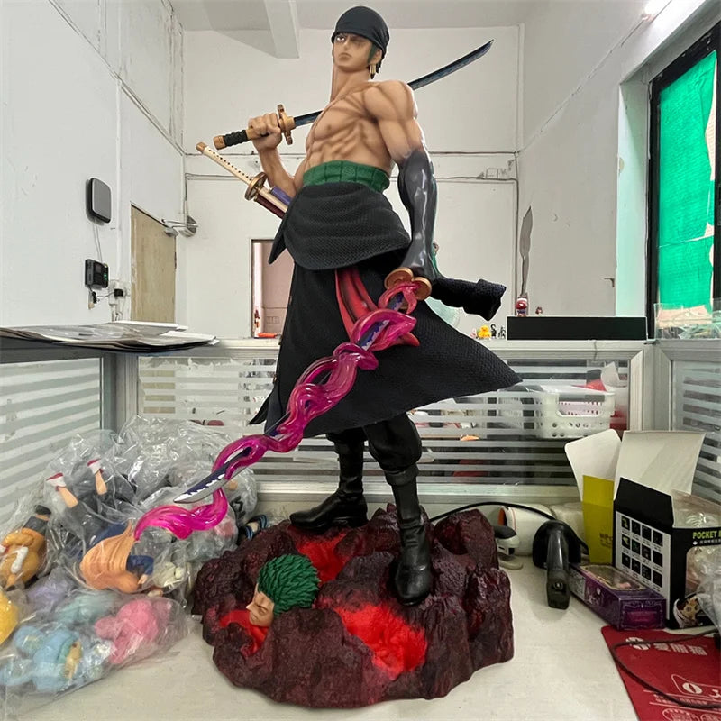 Figura Roronoa Zoro - One Piece | Estatua GK 73cm