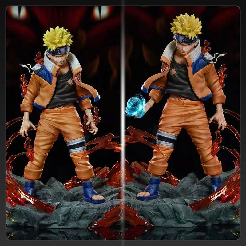 Nuevo Naruto Shippuden Premium Gk nueve colas independiente serie juvenil Naruto Uzumaki cabeza intercambiable figura coleccionable regalo