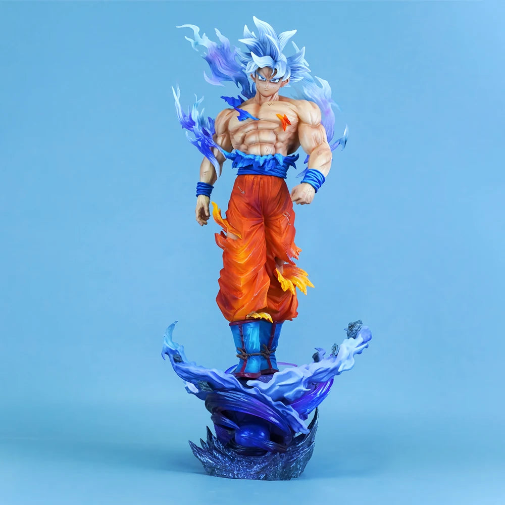 Figura Goku Ultra Instinto - Dragon Ball Super | Estatua PVC 42cm