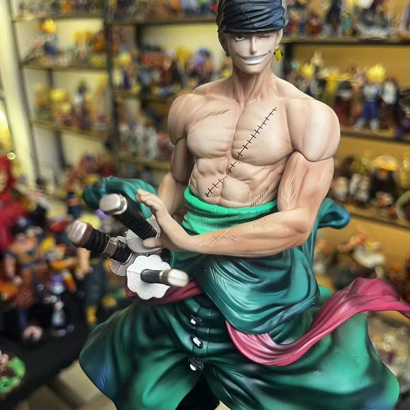 Figura Roronoa Zoro - One Piece | Estatua GK Jinshan