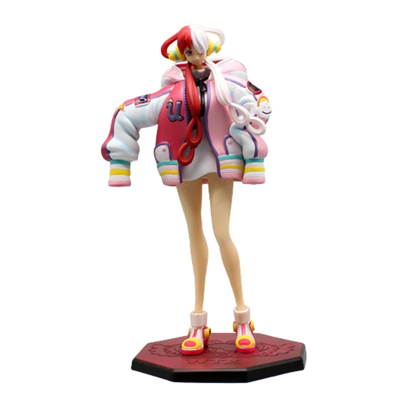 Figura de acción de una pieza de Anime de 24cm, edición de teatro Uta roja, modelo de colección de Pvc, estatuilla de juguete, decoración de coche, regalo