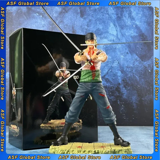 Figura Roronoa Zoro - One Piece | Escena de Batalla 27cm