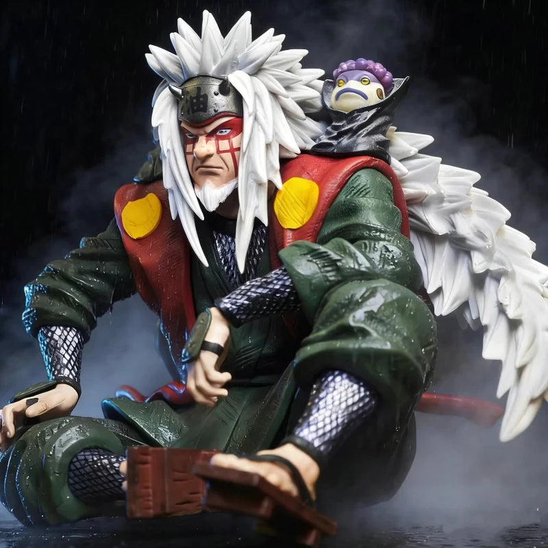 Figura Jiraiya - Naruto Shippuden | Modo Sabio Sapos Fukasaku y Shima 20cm