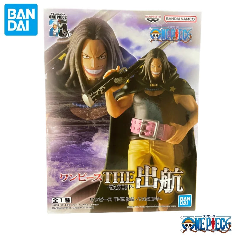 En Stock Bandai Original Banpresto One Piece Yasopp figura de acción modelo muñeca nuevos personajes de Anime en caja