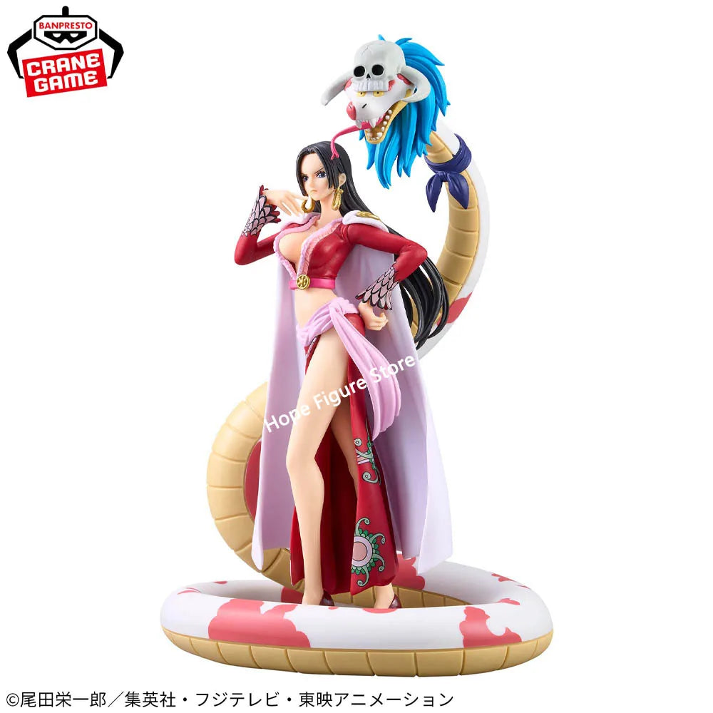 Figura Boa Hancock con Salomé - One Piece | Banpresto DXF Grandline Extra 17cm