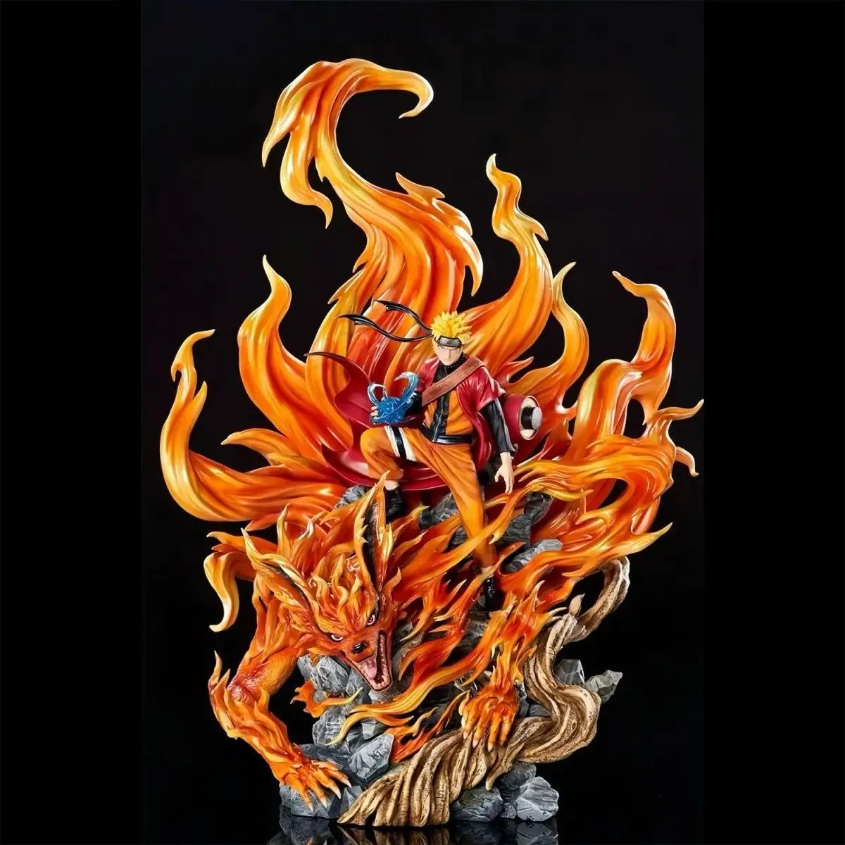 Figura Naruto Uzumaki - Naruto | Naruto Uzumaki en pose épica de gran tamaño 43cm