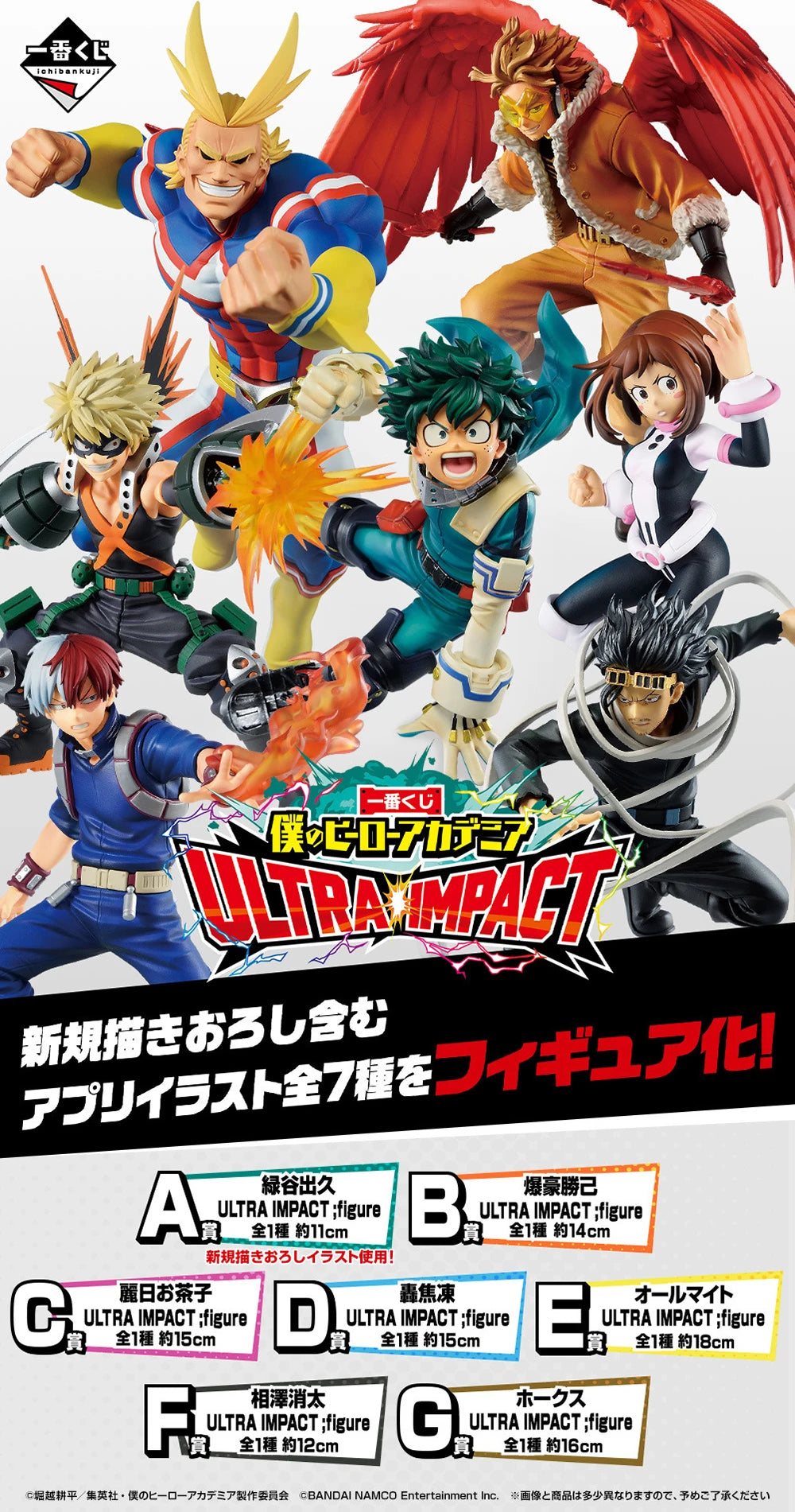 Figura All Might Ultra Impact - Boku no Hero Academia | Ichiban Kuji Bandai 18cm