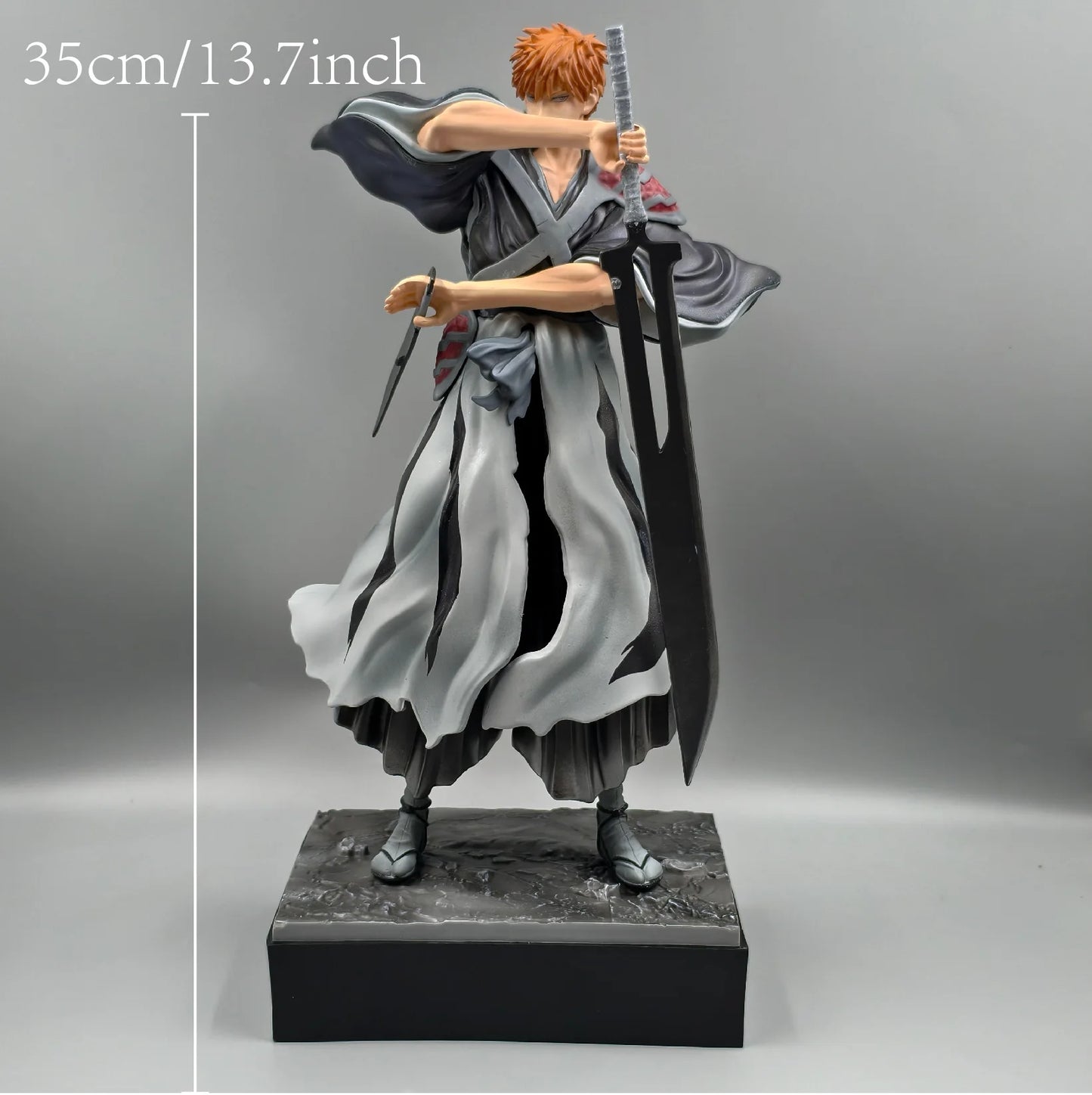 Figura Ichigo Kurosaki - Bleach | Estatua PVC 35cm