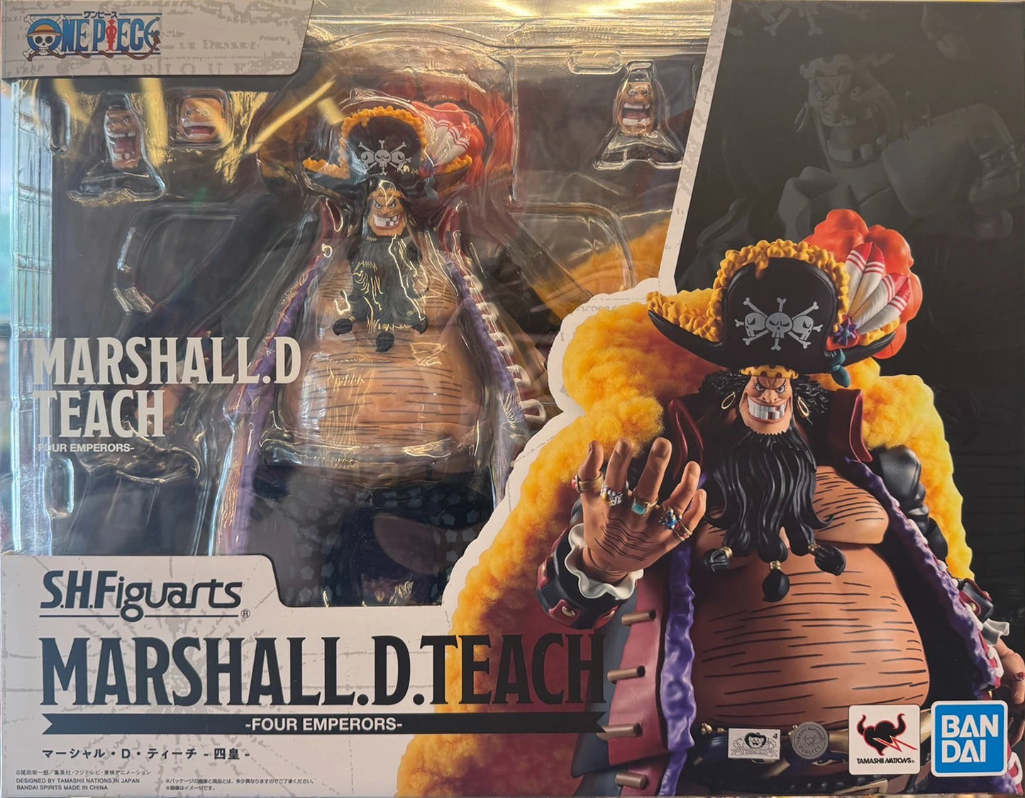 Figura Marshall D. Teach Barbanegra - One Piece | S.H.Figuarts 24cm