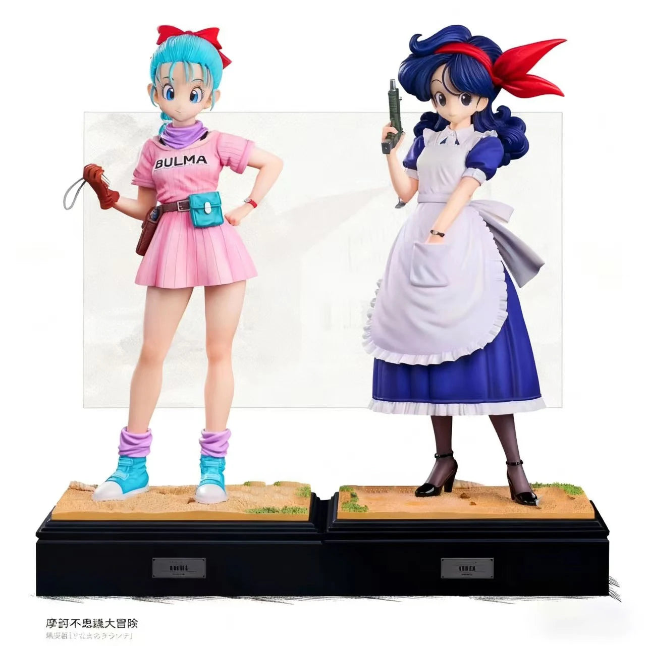 Figura Bulma y Lunch - Dragon Ball Z | JT Estatua PVC 18cm