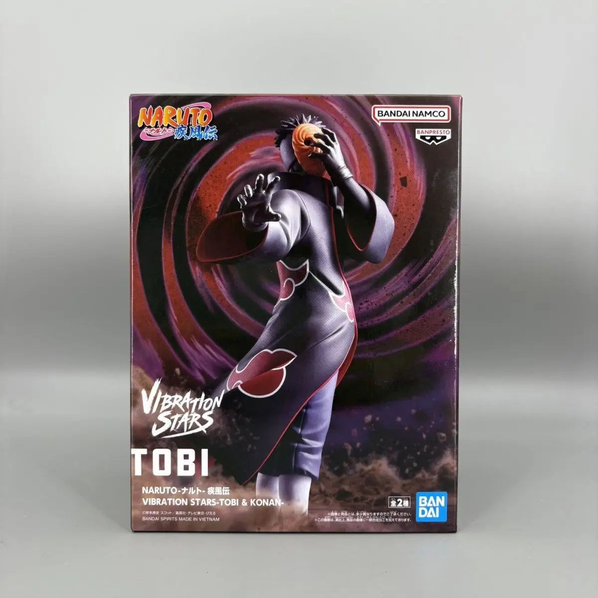 Figura Obito Tobi - Naruto | Banpresto Vibration Stars 17cm