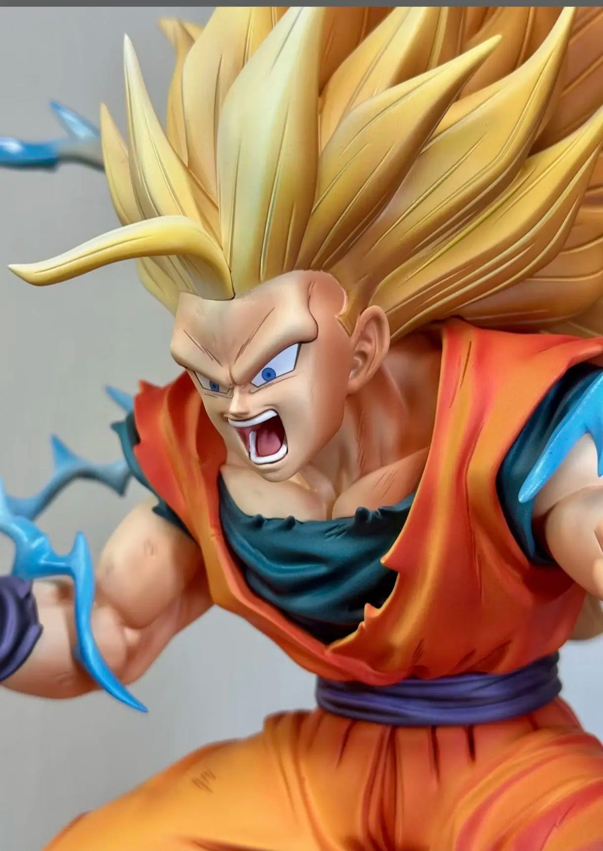 Figura Son Goku Super Saiyan 3 - Dragon Ball Z | CK Studio 32cm