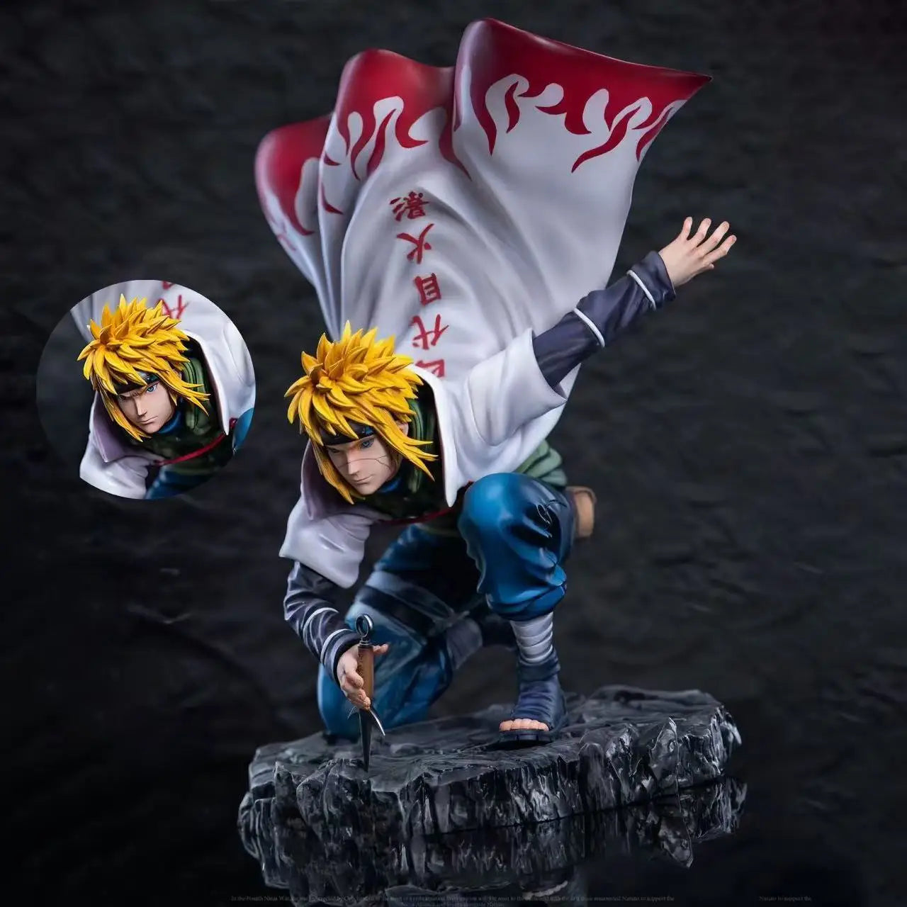 Figura Minato Namikaze - Naruto | "Llego Tarde" GK 21cm