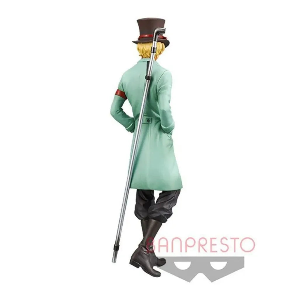En Stock Bandai Original Banpresto DXF The Grandline Series One Piece Stampede Sabo 17cm colecciones modelo figuras de juguete