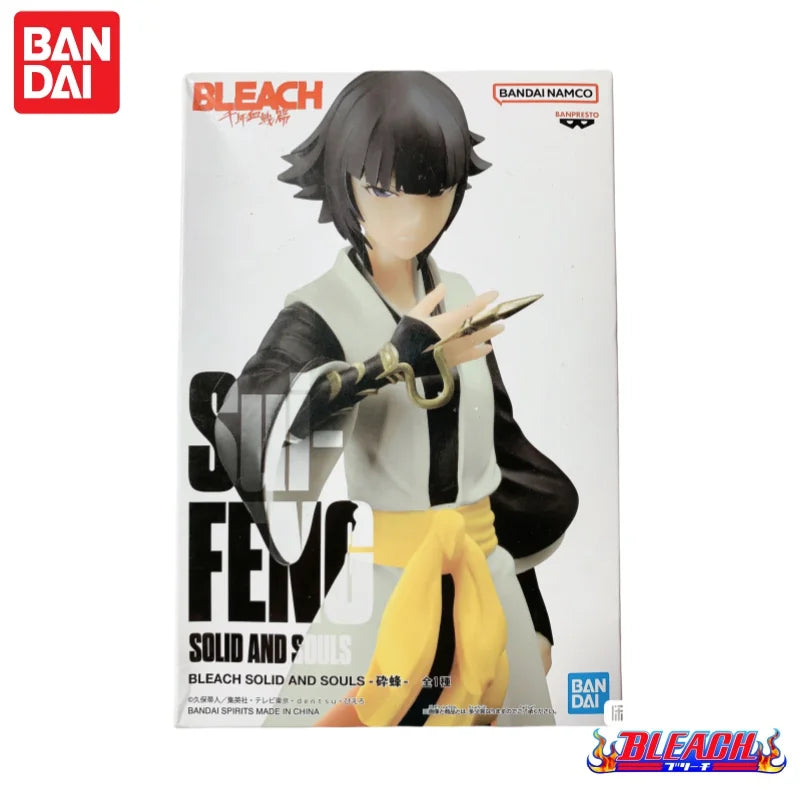 En Stock Bandai Original Bleach Soi Fon Banpresto figura de acción modelo muñeca nueva caja Anime figuras de acción de juguete