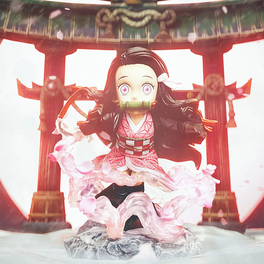 Figura Nezuko Kamado / Kyojuro Rengoku chibi - Demon Slayer | G5 Studio PVC 7-10cm