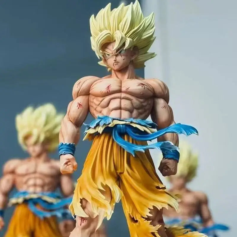 Figura Son Goku Super Saiyan - Dragon Ball Z | Base LED Intercambiable