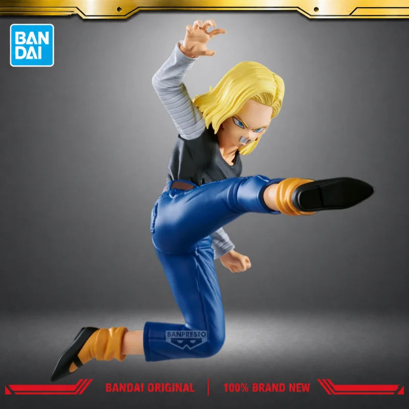 Set Figuras Androide 18 y Mr. Satán - Dragon Ball Z | Banpresto Match Makers 11cm