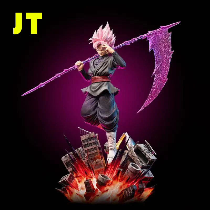 Figura Goku Black Super Saiyan Rosé - Dragon Ball Super | JT Statue 44,5 cm