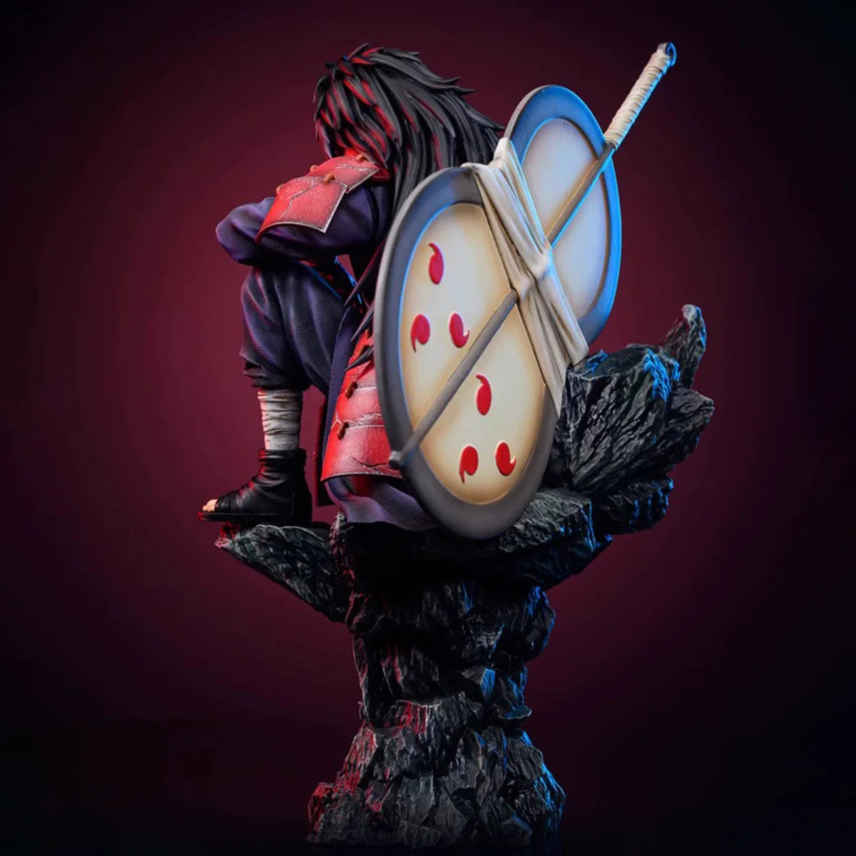 Figura Uchiha Madara - Naruto | Uchiha Madara en pose de combate 30cm
