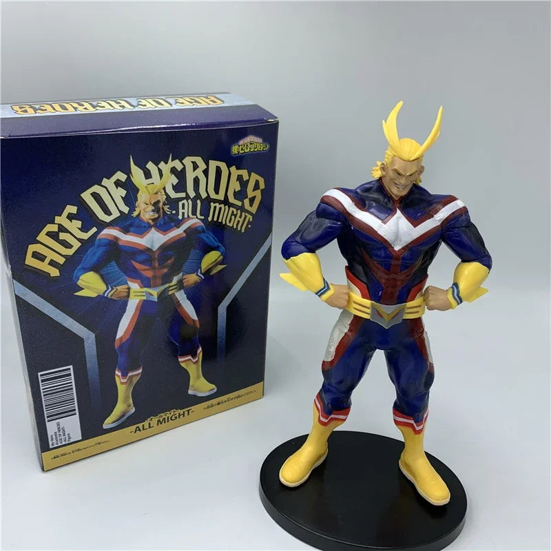 Lover My Hero Academia All Might Standing Powerful Form PVC Action Figure Izuku Midoriya Bakugou No Hero Collect Model 20cm