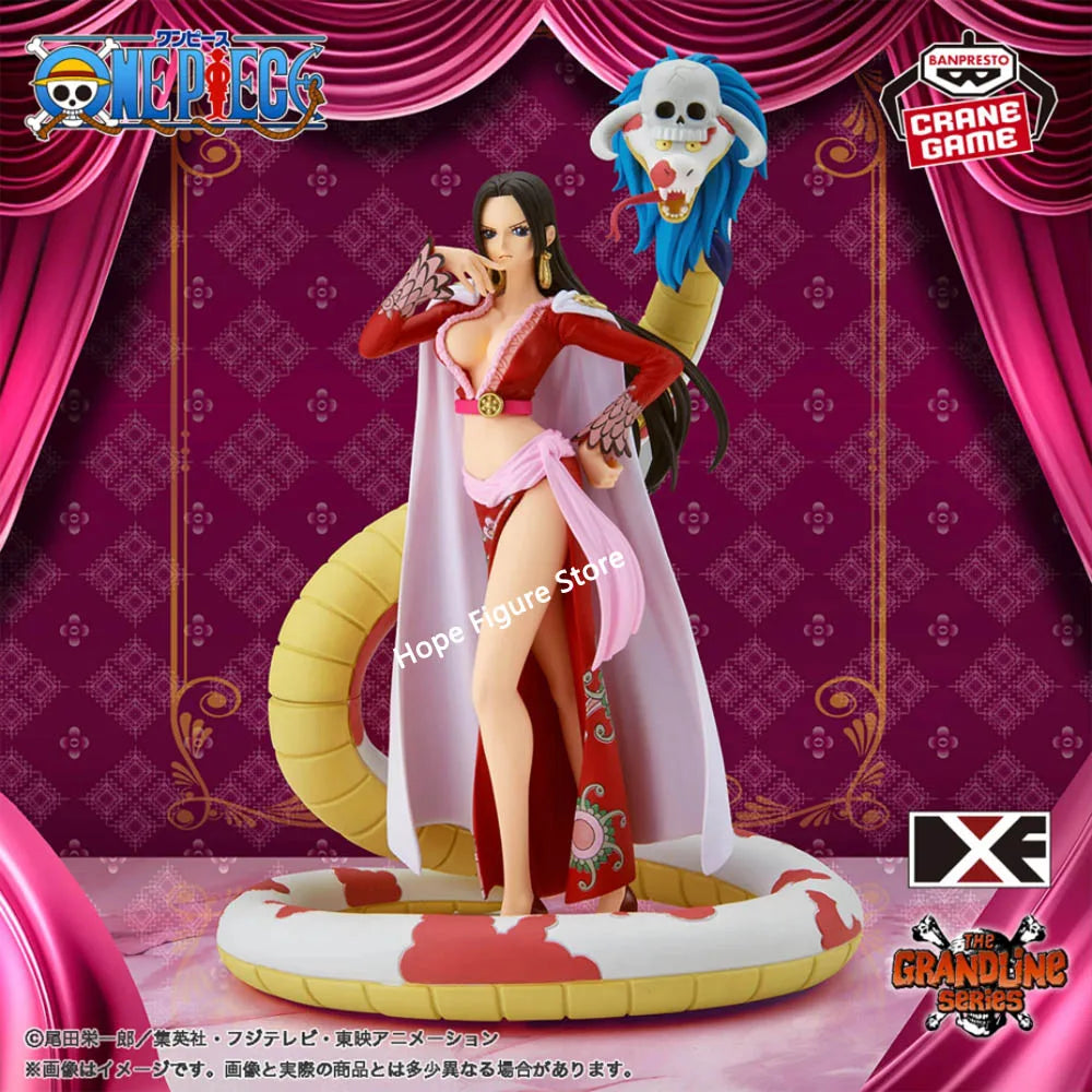 Figura Boa Hancock con Salomé - One Piece | Banpresto DXF Grandline Extra 17cm