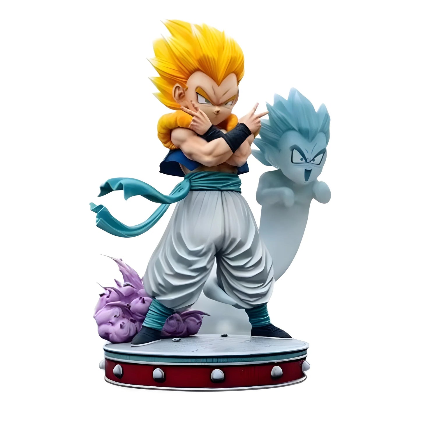 Figura Gotenks SSJ 24cm - Dragon Ball Z | Escuadrón Fantasma Kamikaze