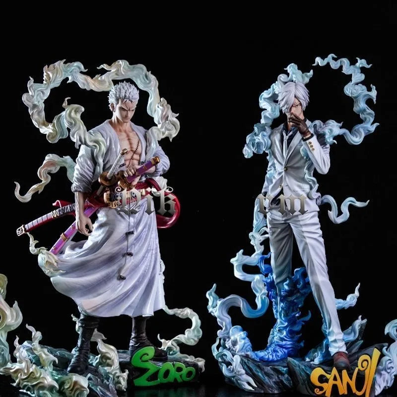 Figura de Anime de One Piece de 28 cm, Figura de Nika Sanji, Figura de Sanji Fumando, Estatua de PVC, Modelo Coleccionable, Muñeco Decorativo, Juguetes, Regalos